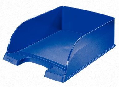 CORBEILLE COURRIER LEITZ+ JUMBO 25X36X10 BLEU