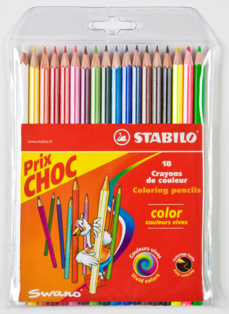 ETUI DE 18 CRAYONS COLOR