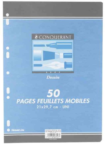 50 FEUILLETS MOBILES DESSIN A4 120G 