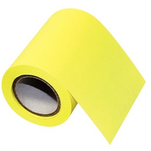 RECH JAUNE POUR DÉVIDOIR DE NOTE REPOSITIONNABLE EN ROULEAU "STYLE POST IT DEFIL NOTE"