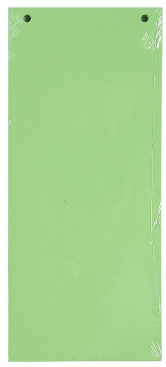 100 FICHES INTERCALAIRES 105X240 COULEUR VERT