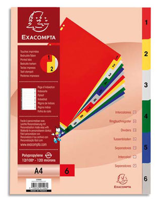 INTERCALAIRE POLYPRO NUMERIQUE 6 POSITIONS