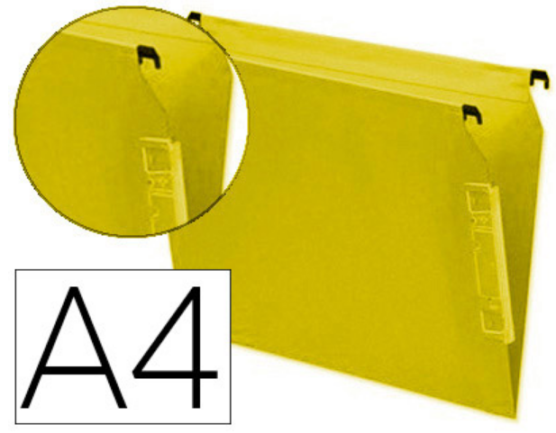 PAQUET 25 DOS SUSPENDU FD V ARMOIRE JAUNE