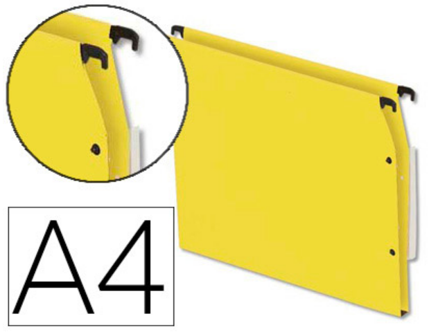 PAQUET 25 DOSSIER SUSP. ARMOIRE ECO V 15 JAUNE