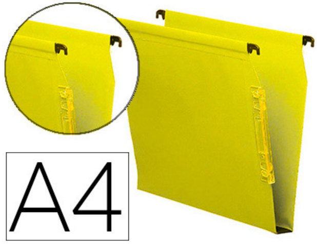 PAQUET 25 DOSSIER SUSP. ARMOIRE ECO V 30 JAUNE