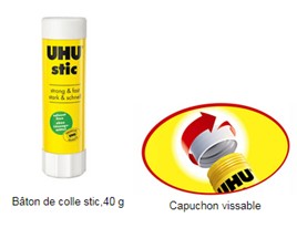 BATON COLLE UHU STICK 40 GRS