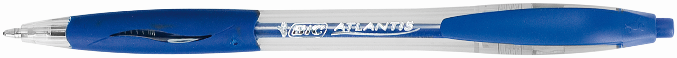 STYLO BILLE RETRACTABLE  ATLANTIS  BLEU