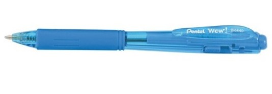 STYLO BILLE WOW 1MM BLEU CLAIR