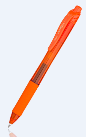 ENERGEL RETRACT.0.7MM ORANGE