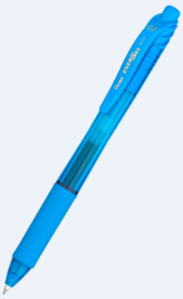 ENERGEL RETRACT.0.7MM BLEU CLAIR