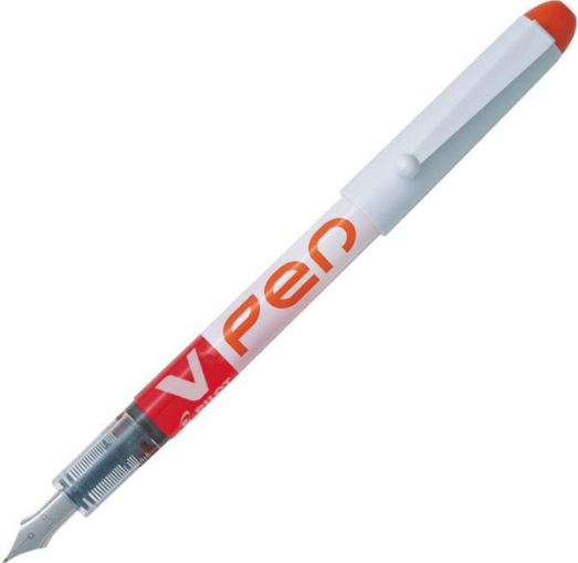 STYLO PLUME V PEN JETABLE ORANGE