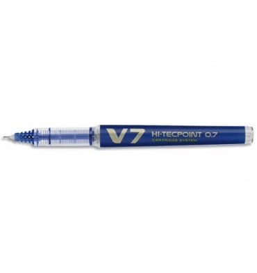 STYLO ENCRE LIQUIDE PILOT V7 BLEU RECHARGEABLE