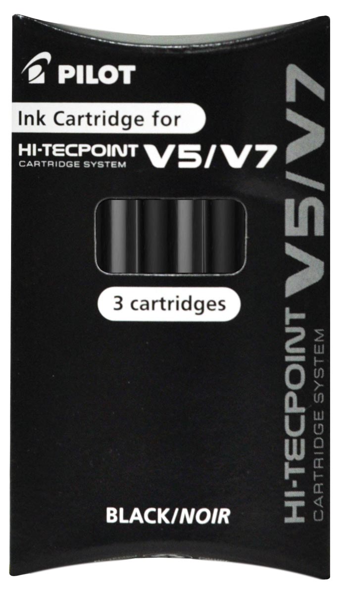 SET 3 RECHARGES ENCRE LIQUIDE BXS-IC-50-V5/V7 NOIR