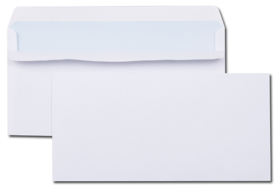 500 ENVELOPPES BLANC 80G 110X220 DL AUTOCOLLANTE