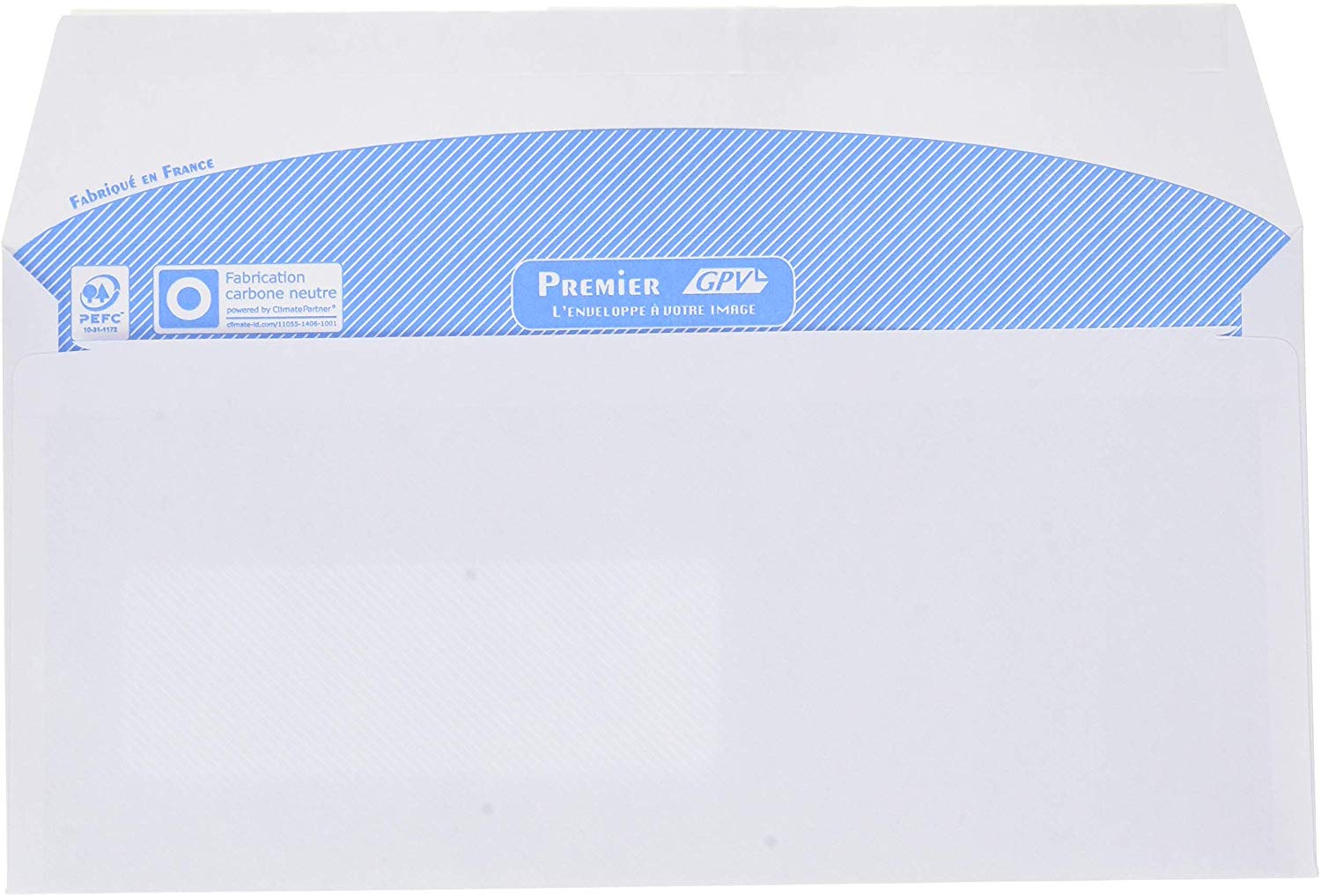 BOITE 500 ENVELOPPES 110X220 FEN 35X100 NUMERIQUE AUTOADHESIVE AVEC BANDE DE PROTECTION 