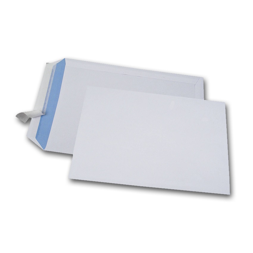 250 POCHETTES BLANCHES C4 229X324 90G AUTOADHESIVES