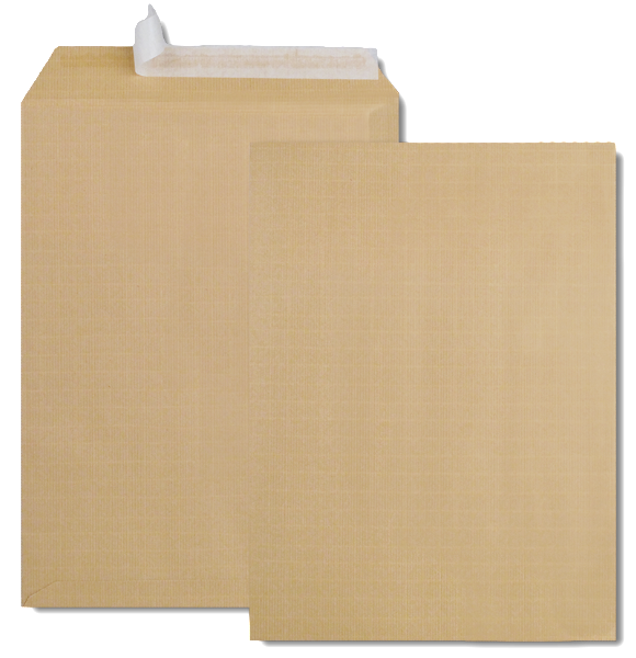 250 POCHETTES 280X365 KRAFT ARME 130G BANDE DE PROTECTION