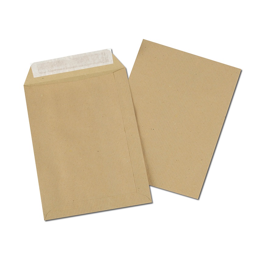 500 POCHETTES KRAFT 162X229  90G AUTO ADHESIVES