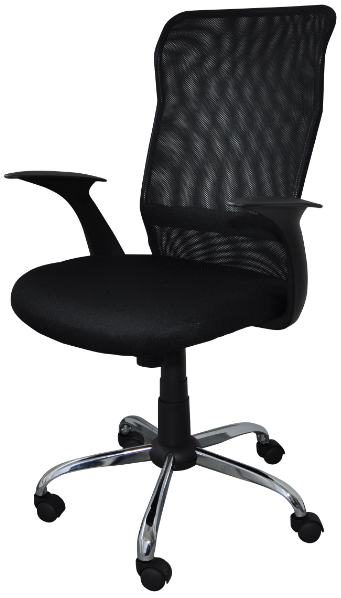 FAUTEUIL DE BUREAU "RHODES" NOIR