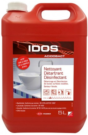 NETTOYANT DETARTRANT DESINFECTANT BACTERICIDE  5L (ANTI COVID)