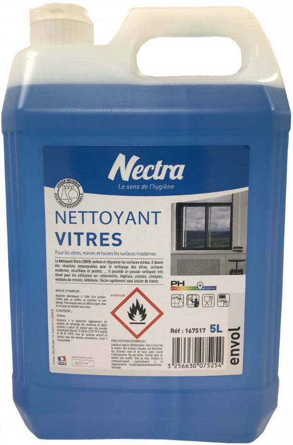 BIDON 5L NETTOYANT VITRES ECOLABEL