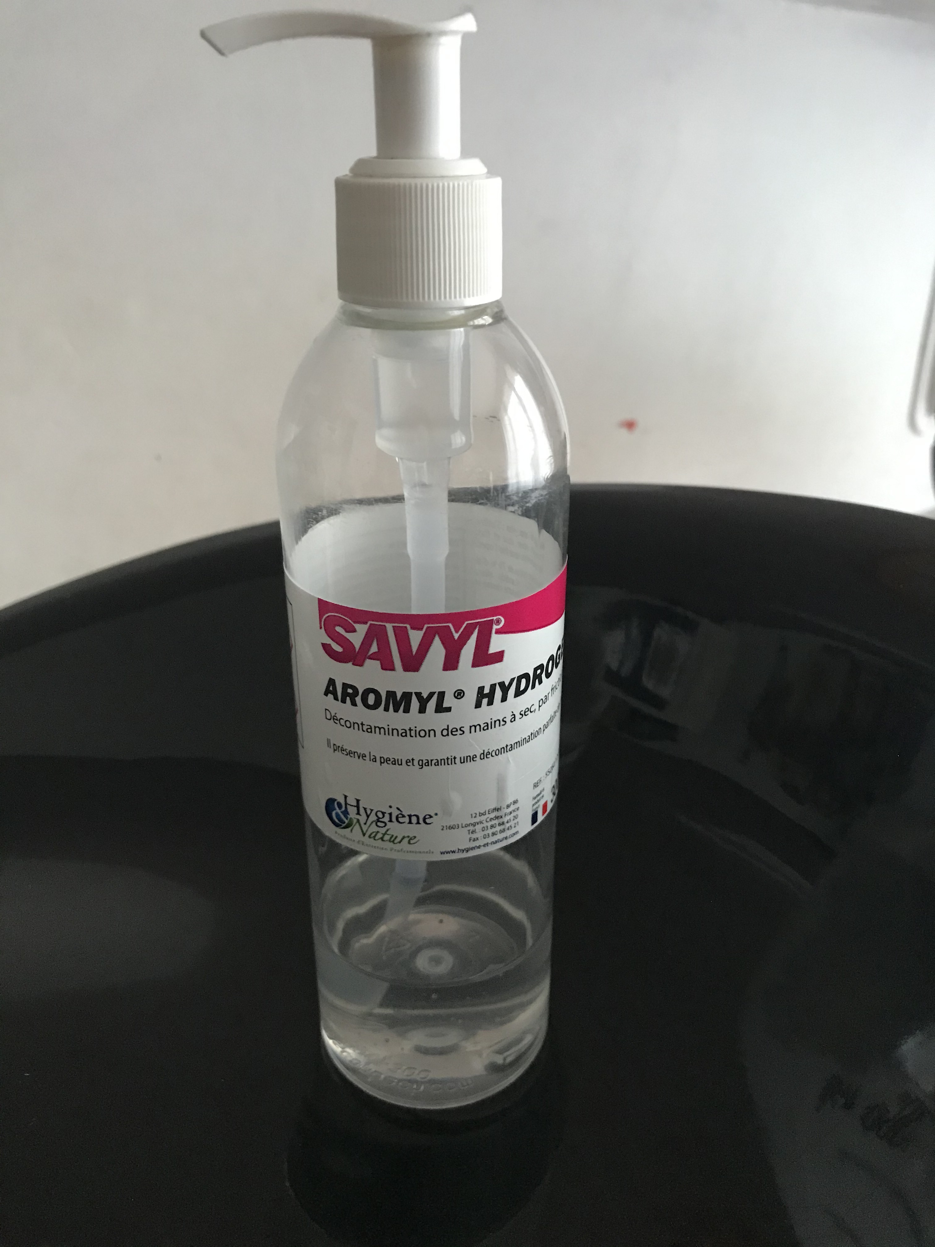 AROMYL HYDROGEL 1L AVEC POMPE GEL HYDROALCOOLIQUE  (PREVENTION COVID 19)