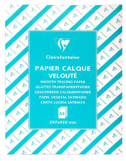 500 FEUILLES CALQUE SUPÉRIEUR 29.7X42 CM 90/95 G