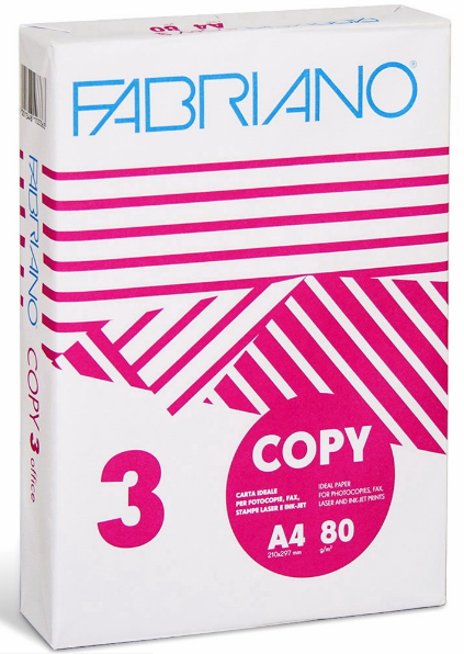 RAMETTE PAPIER 500 FEUILLES COPY3 80G A4 ECF/ECOLABEL