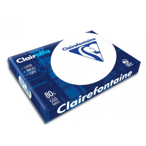 RAMETTE PAPIER 500 FEUILLES CLAIRALFA A3 80G BLANC