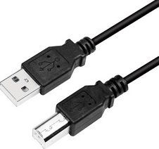CÂBLE USB 2.0 FICHE A VERS FICHE B 1.80 M