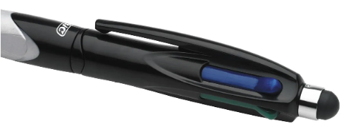STYLO BIC 4 COULEURS GRIP STYLET