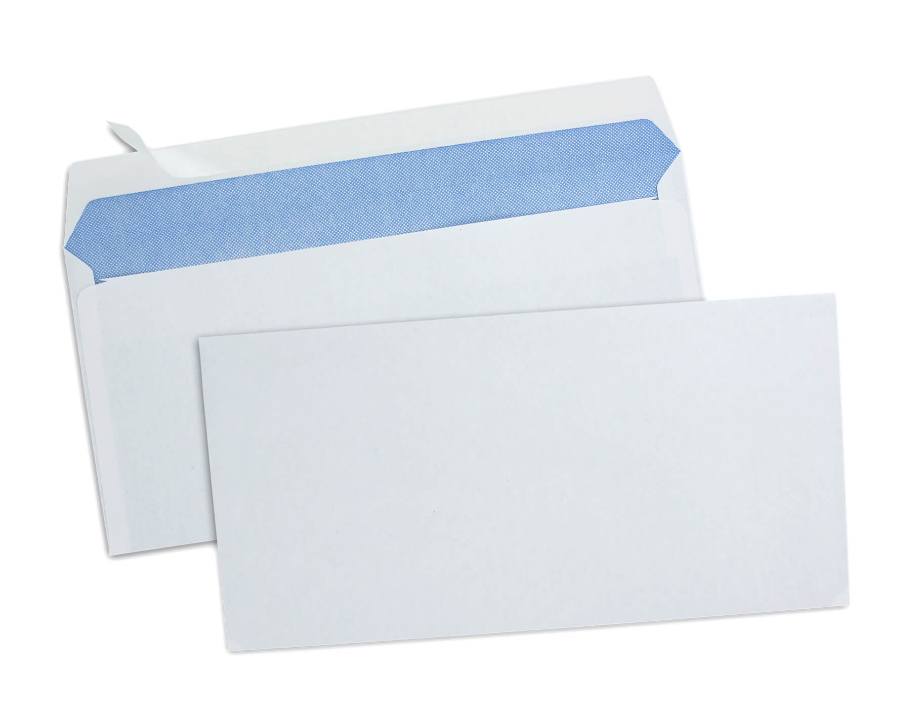 500 ENVELOPPES BLANCHES 80G 110X220 DL AUTO ADHESIVES