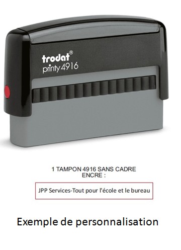 TAMPON TRODAT PRINTY - BOITIER PLASTIQUE - 4916