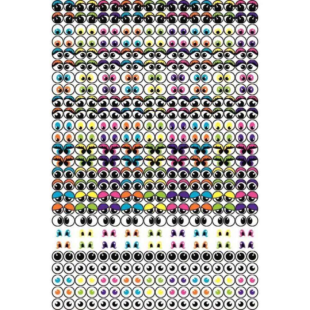 594 GOMMETTES YEUX ASSORTIES