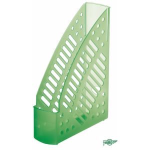 PORTE-REVUES  VERT TRANSPARENT