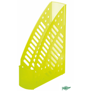 PORTE-REVUES JAUNE TRANSPARENT