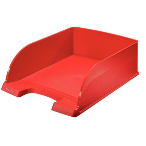 CORBEILLE COURRIER LEITZ+ JUMBO 25X36X10 ROUGE