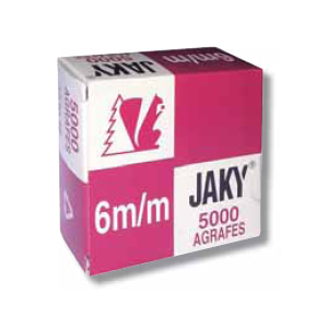 BOITE 5000 AGRAFES JAKY 6MM