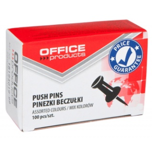 BOITE 100 EPINGLES PUSH PIN 10MM ASS  18194019-99