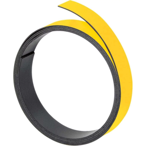 RUBAN MAGNETIQUE 10MMX1M JAUNE