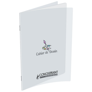 Cahier spirale - 21x29,7 cm - 5x5 - 180 pages - CONQUERANT