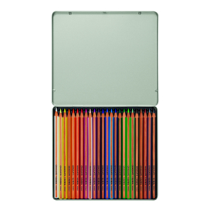 BOITE METAL 24 CRAYONS COULEUR 