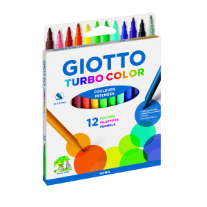 ETUI 12 FEUTRES GIOTTO TURBO COLOR