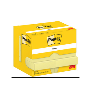 NOTES POST-IT 51X76MM 100FLLES JAUNE