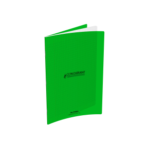 CAHIER PIQUE COUVERTURE POLYPRO 24X32 96P SEYES VERT