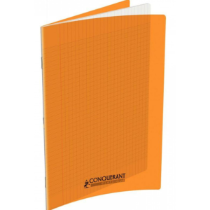 CAHIER PIQUE COUVERTURE POLYPRO  24X32 96P SEYES ORANGE