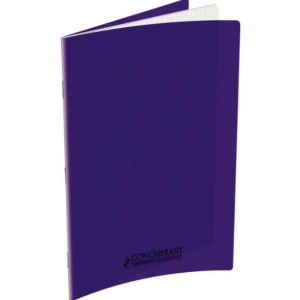 CAHIER PIQUE COUVERTURE POLYPRO  24X32 96P SEYES VIOLET