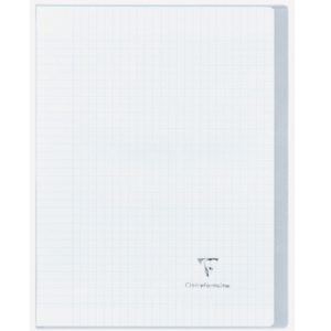 CAHIER PIQUE COUVERTURE POLYPRO  24X32 96P SEYES TRANSPARENTT