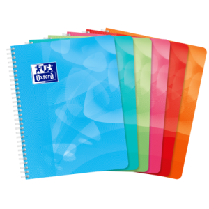 CAHIER SPIRALE-RELIURE INTEGRALE 17X22 COUVERTURE POLYPRO SEYES 160P