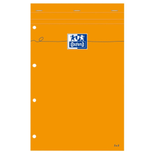 BLOC 80 FEUILLES Q 5/5 PERFORÉES 210 x 320 MM